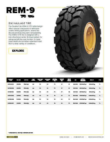 REM-9 Specifications